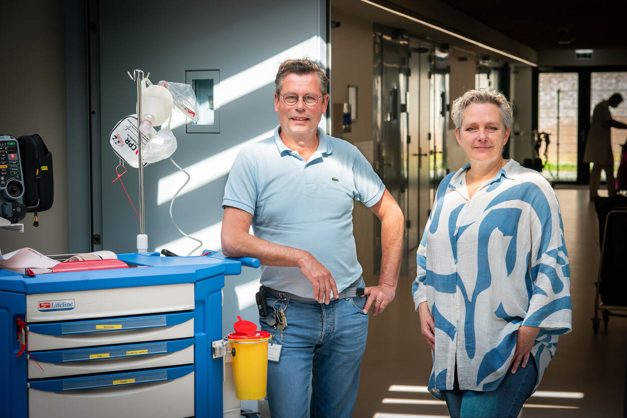 Luc Janssens en Saskia Vink