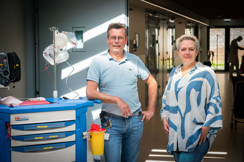 Luc Janssens en Saskia Vink