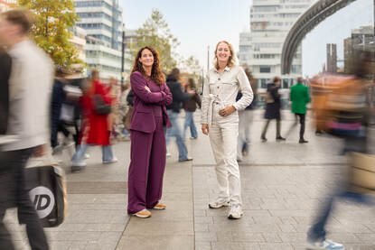 Sanne Jongeneelen en Marjam Smeekens